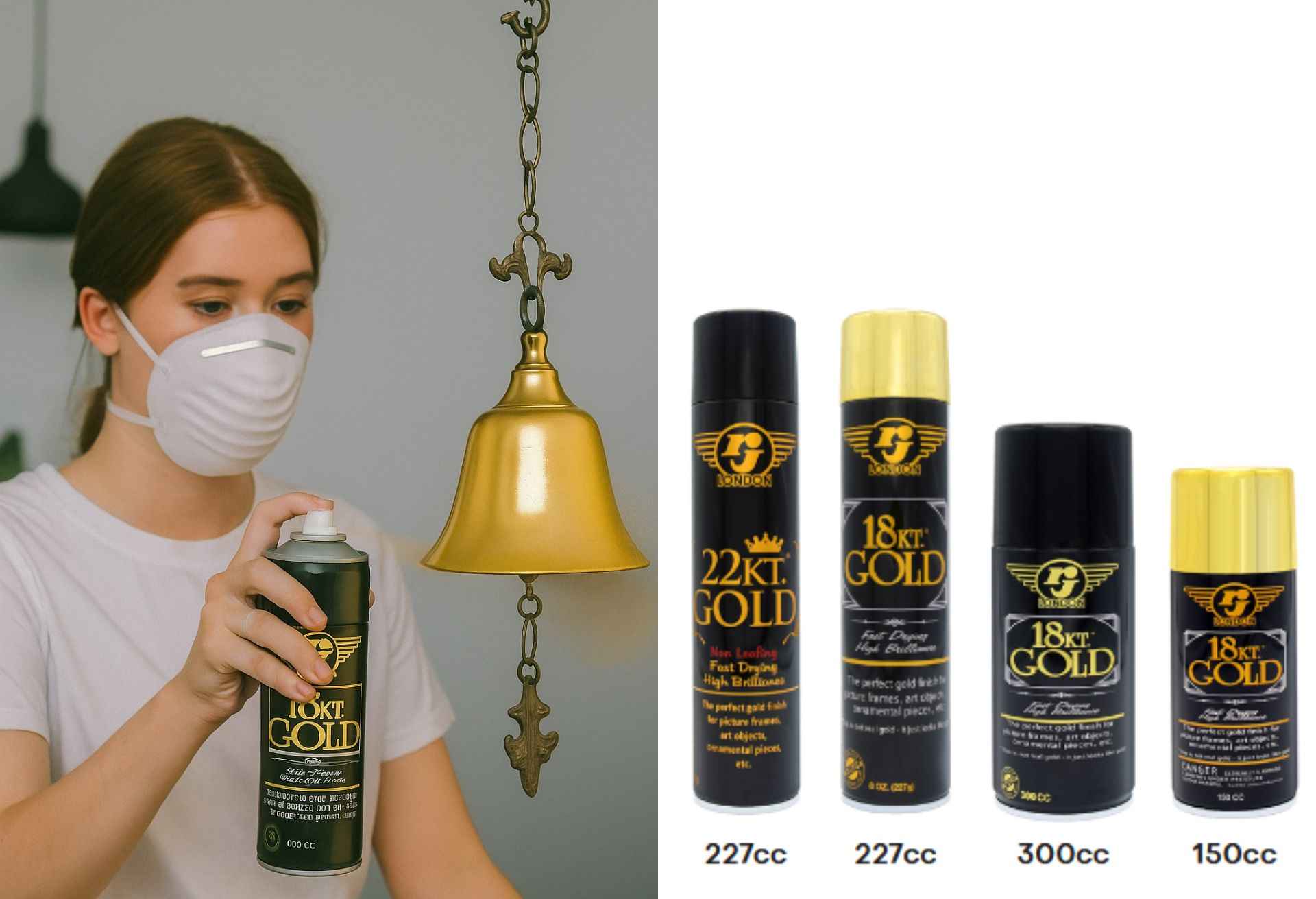 Gold Spray Paint RJ London: Cat Emas untuk Sentuhan Elegan dan Mewah